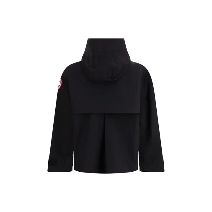 Canada Goose Black Recycled Polyamide Rain Coat