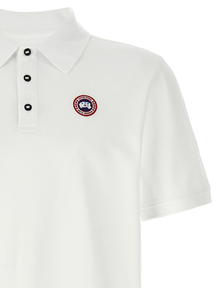 Canada Goose White Cotton Polo Shirt