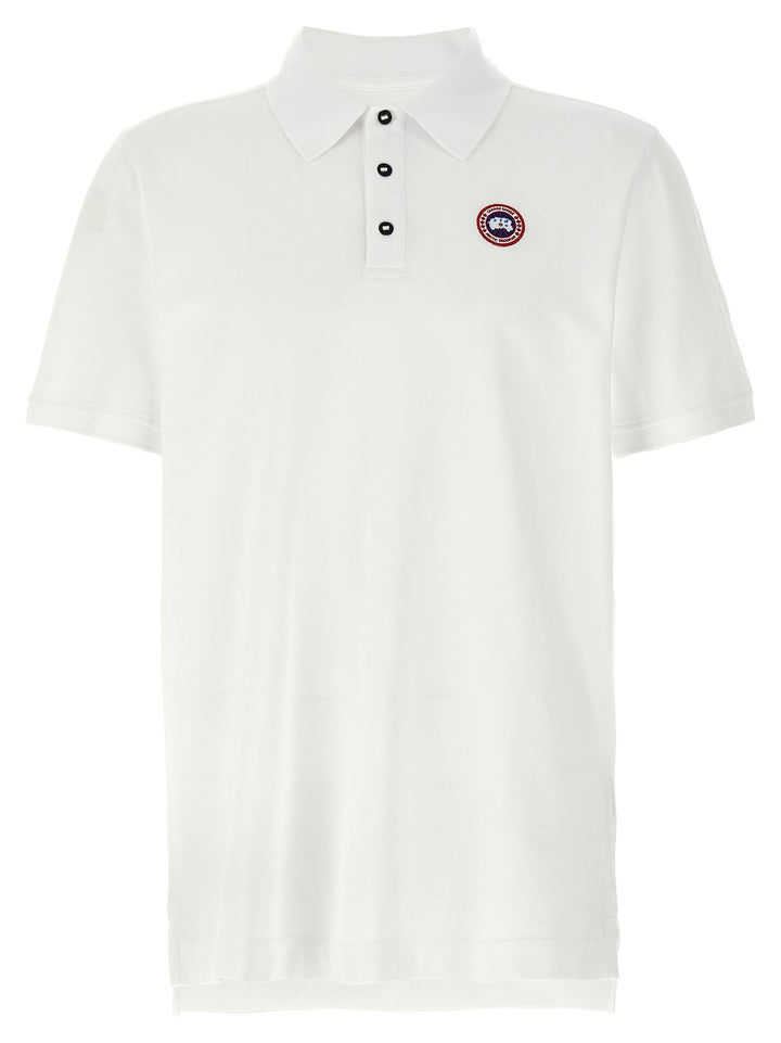 Canada Goose White Cotton Polo Shirt