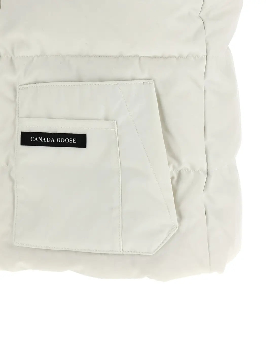 Canada Goose White Polyester Sleeveless Jacket