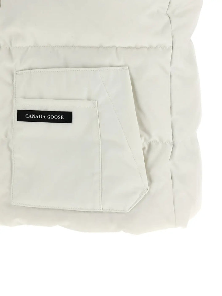 Canada Goose White Polyester Sleeveless Jacket