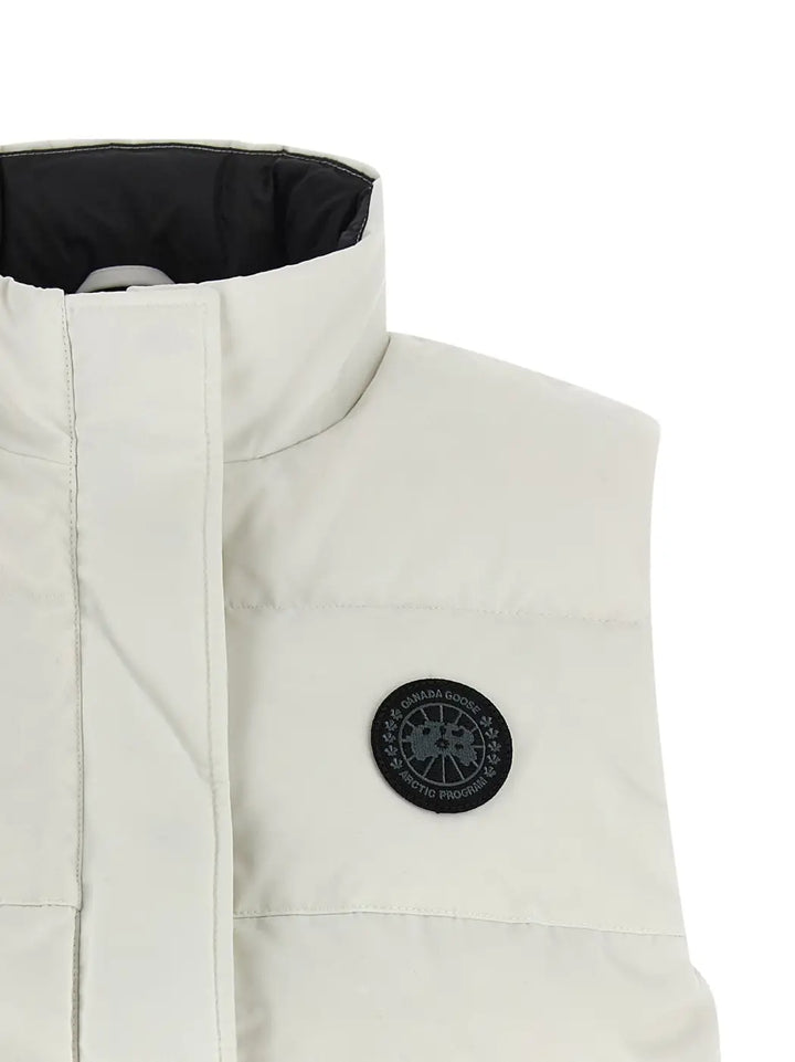 Canada Goose White Polyester Sleeveless Jacket
