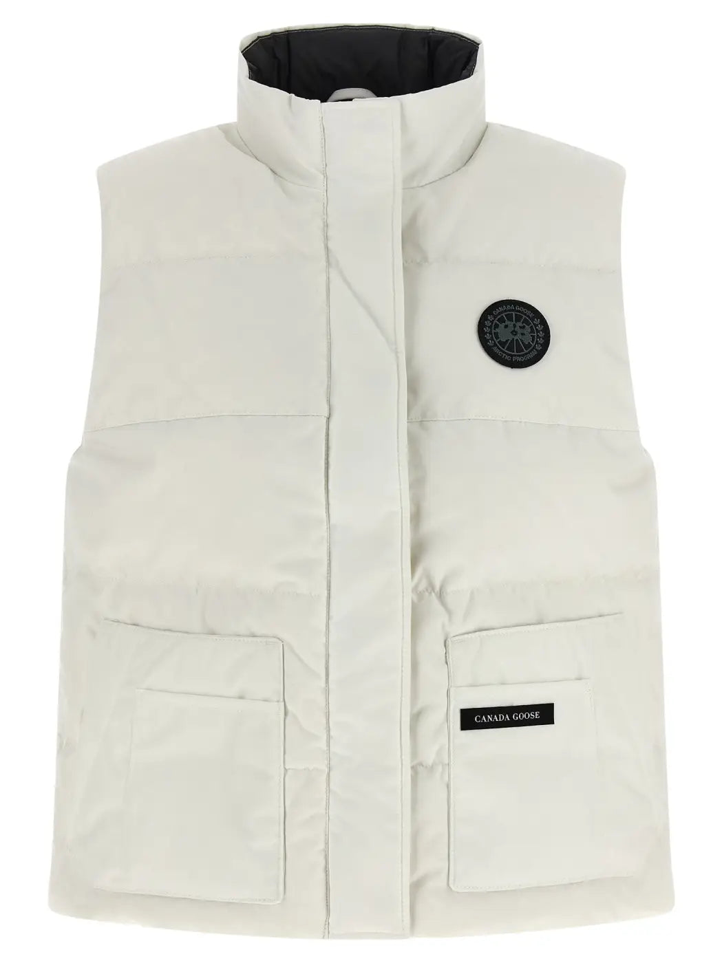 Canada Goose White Polyester Sleeveless Jacket