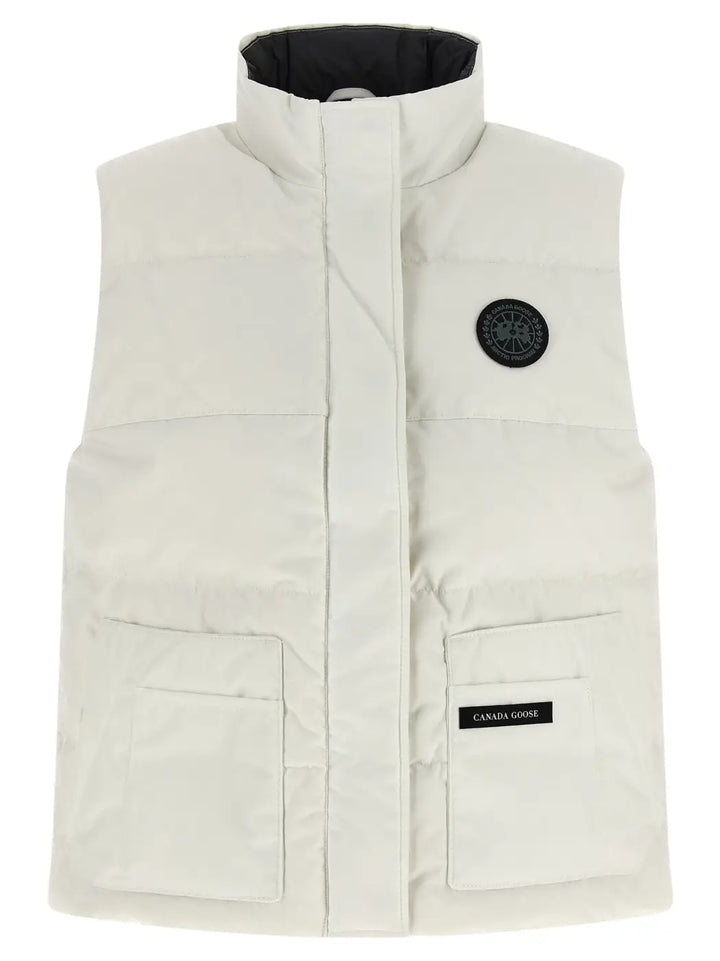Canada Goose White Polyester Sleeveless Jacket