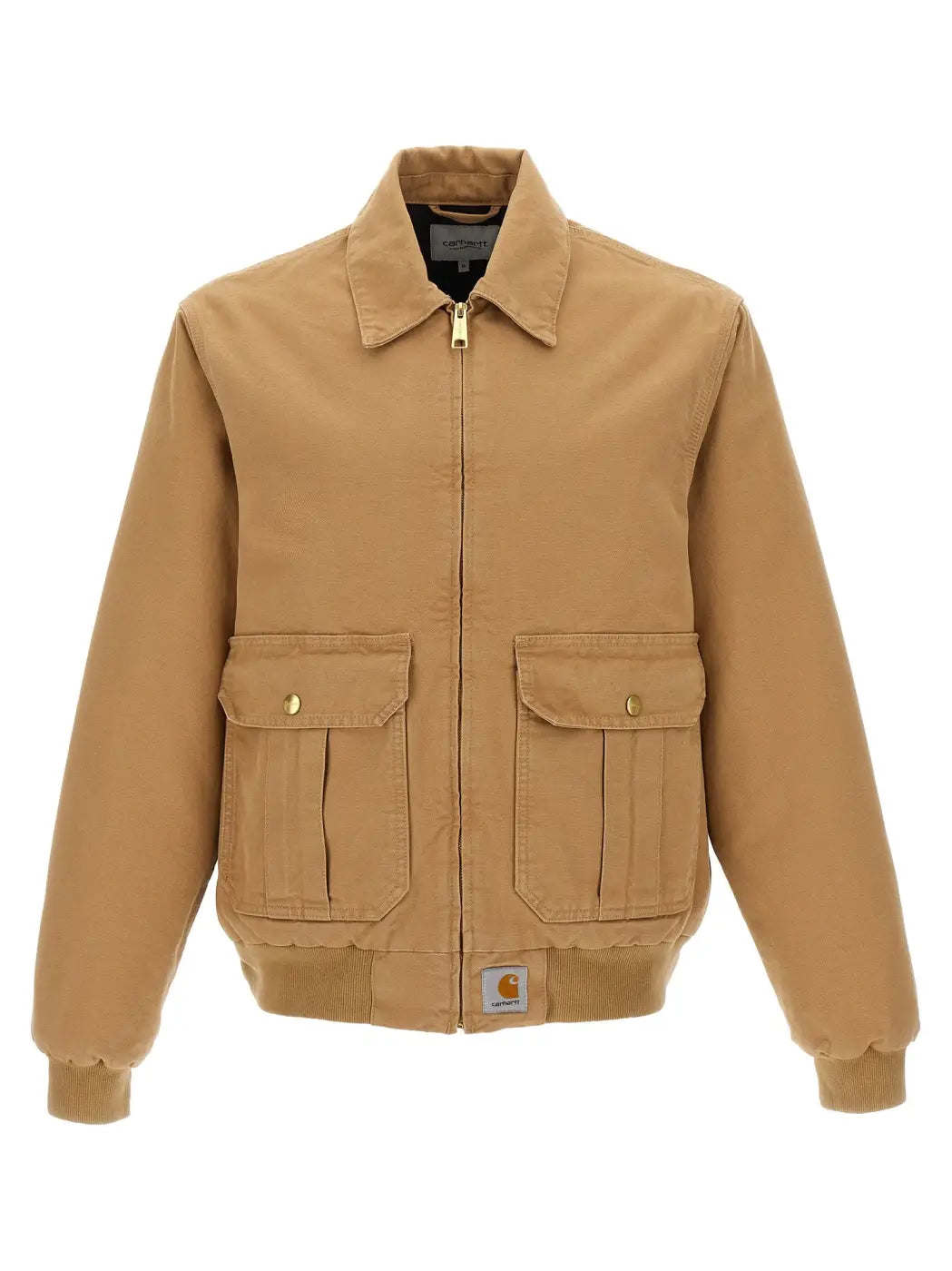Carhartt Wip Beige Cotton Full-length Jacket