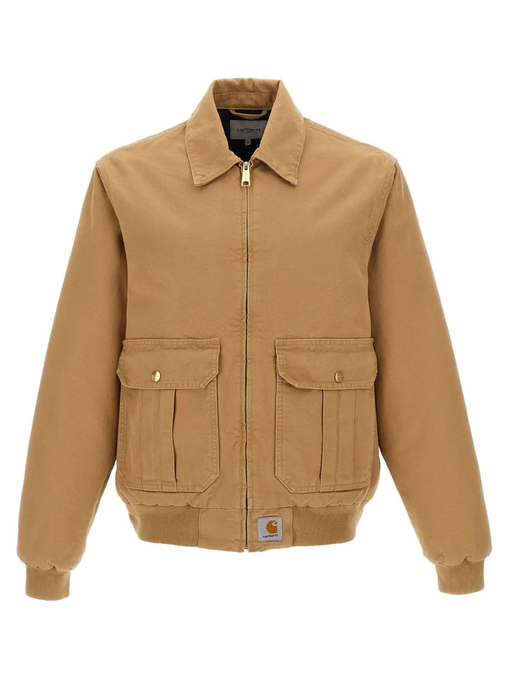 Carhartt Wip Beige Cotton Full-length Jacket