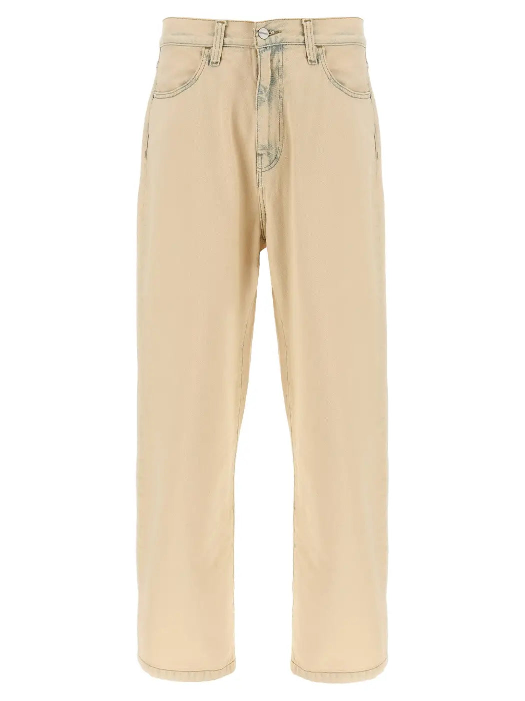 Carhartt Wip Beige Cotton Straight-leg Jeans