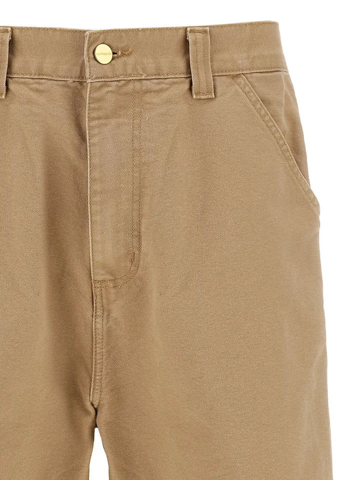 Carhartt Wip Beige Organic Cotton Casual Pants
