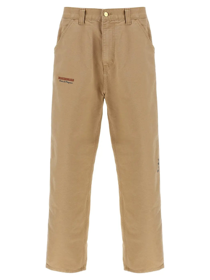Carhartt Wip Beige Organic Cotton Casual Pants