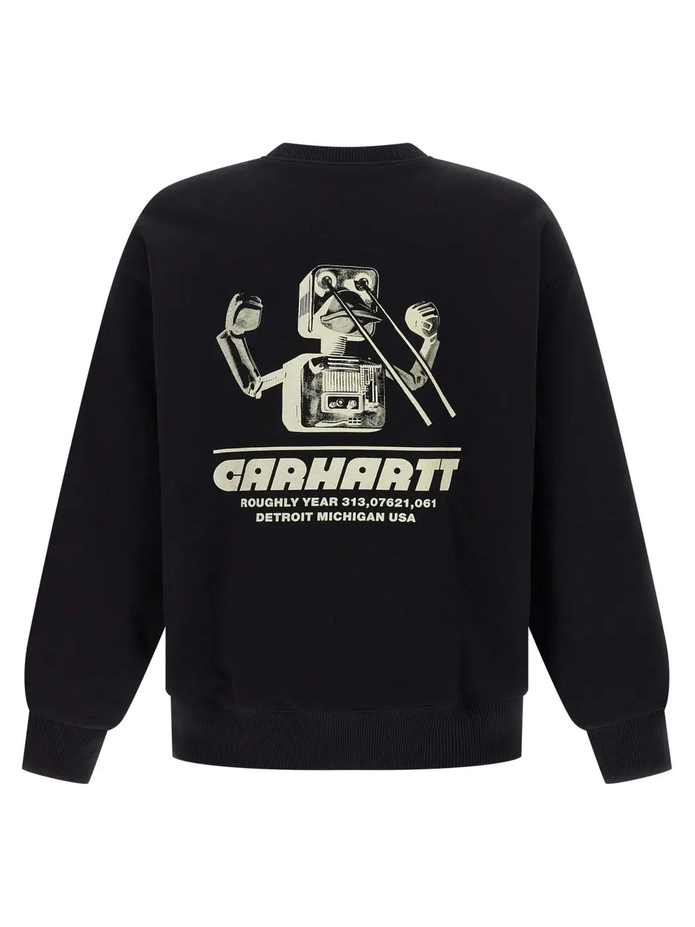 Carhartt Wip Black Cotton Sweatshirt