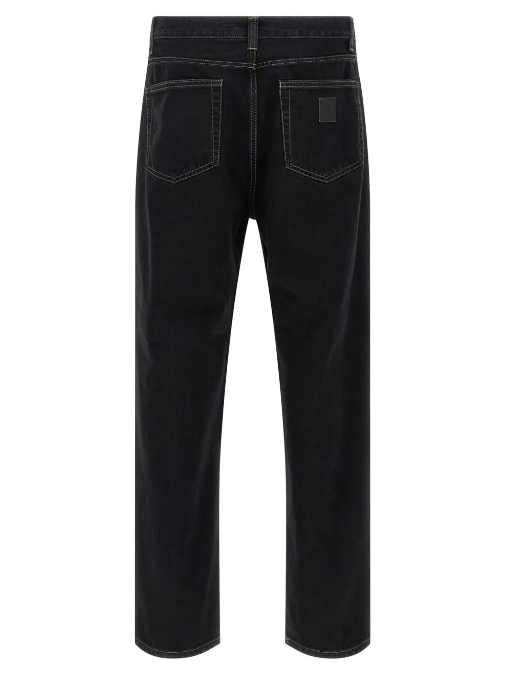 Carhartt Wip Black Cotton Tapered Jeans