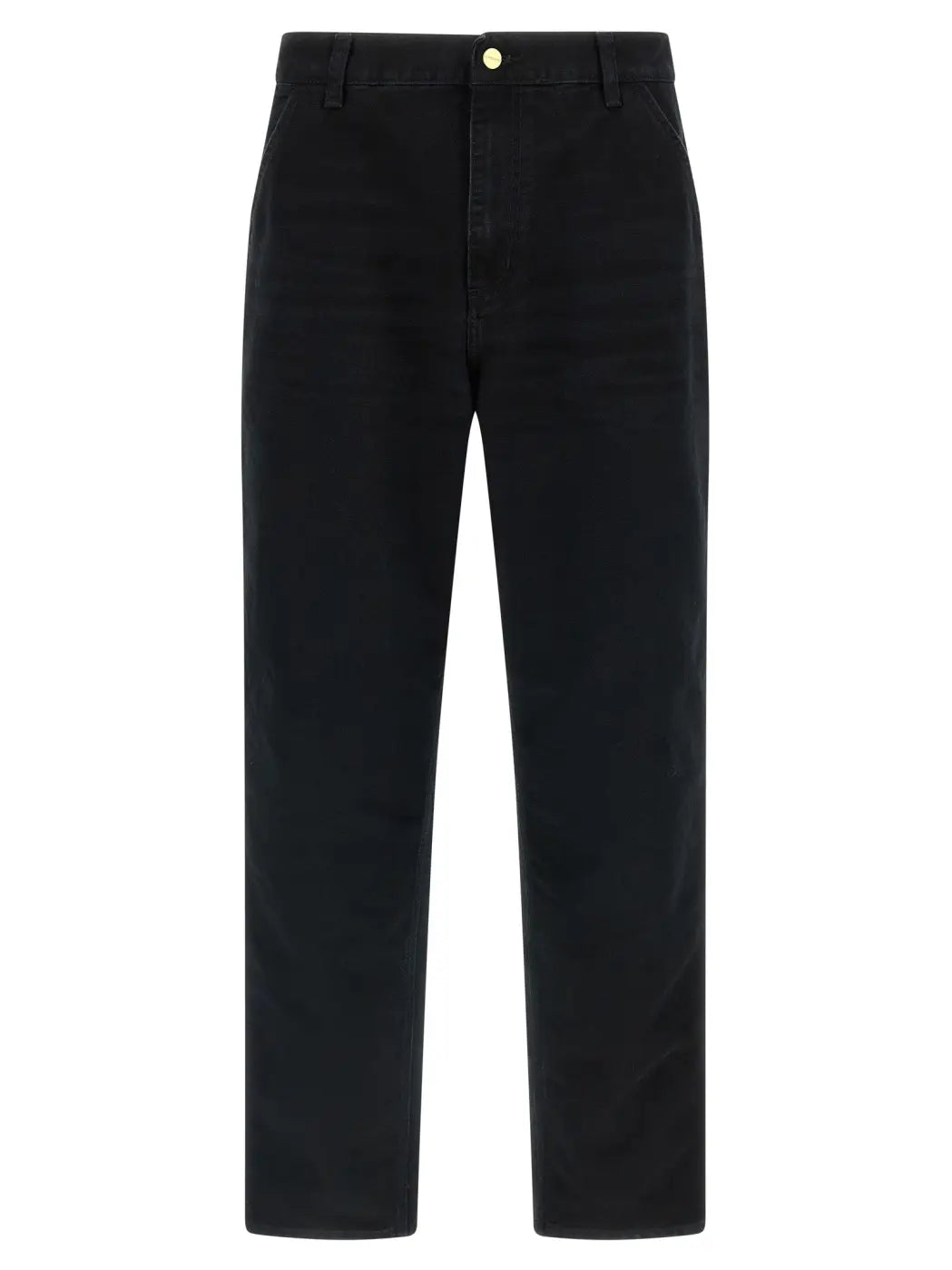 Carhartt Wip Black Organic Cotton Straight-leg Jeans