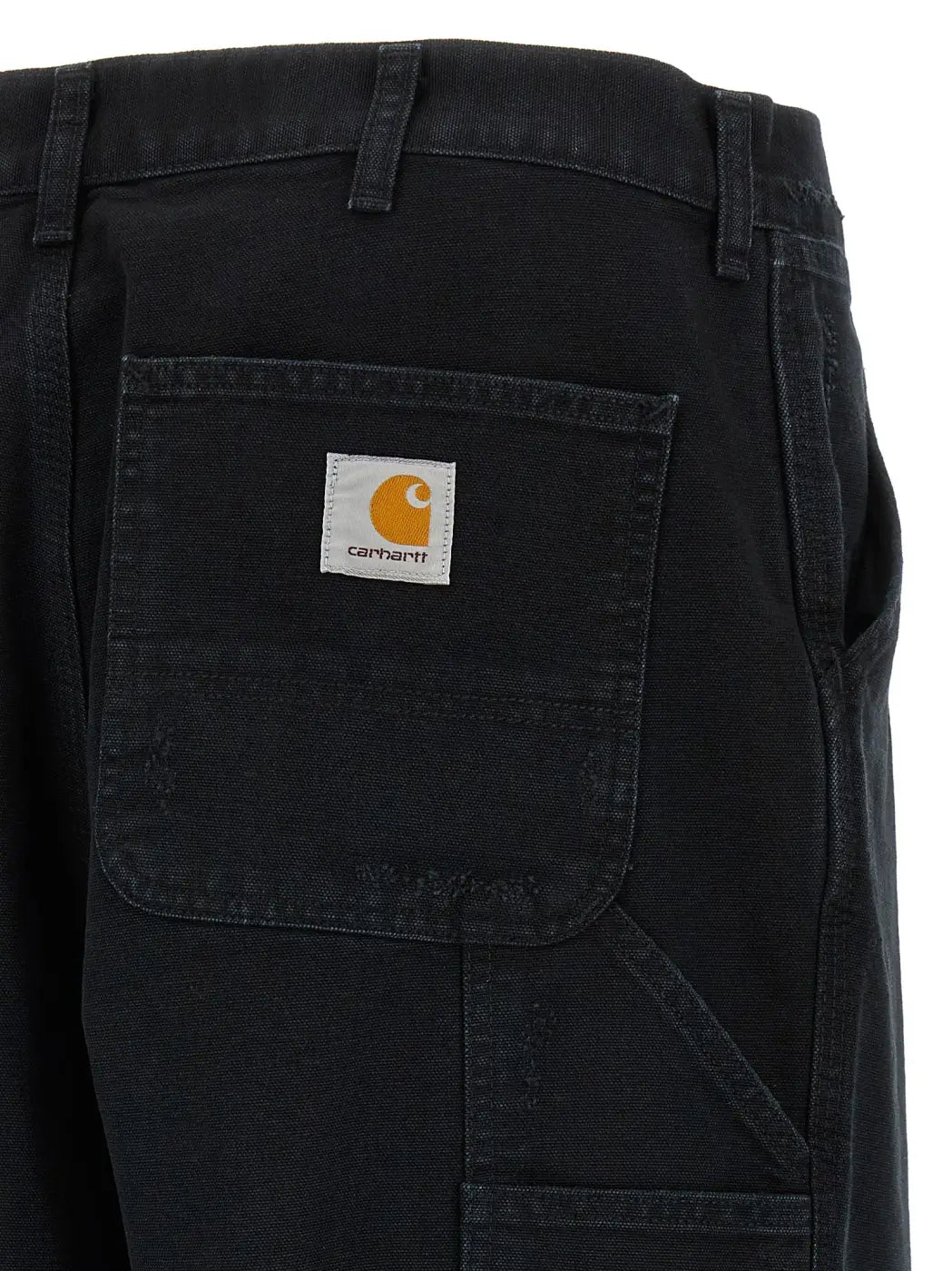 Carhartt Wip Black Organic Cotton Straight-leg Jeans