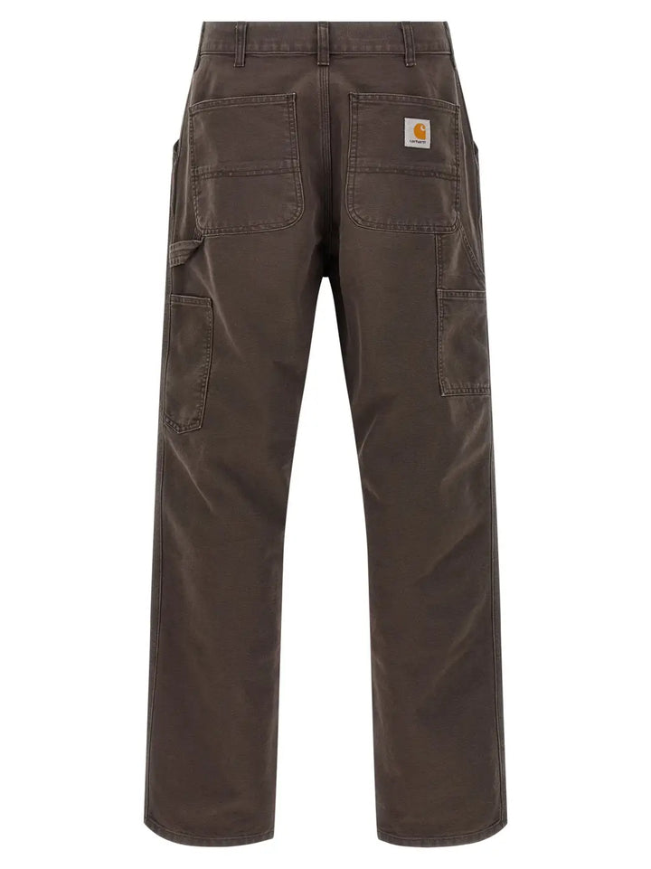 Carhartt Wip Brown Organic Cotton Casual Pants