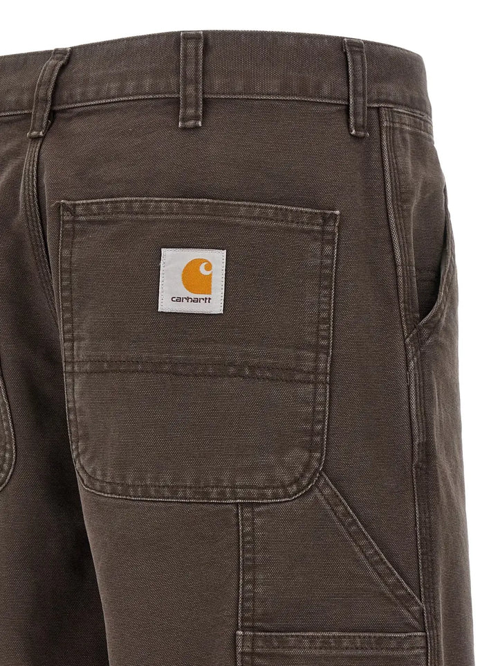 Carhartt Wip Brown Organic Cotton Casual Pants