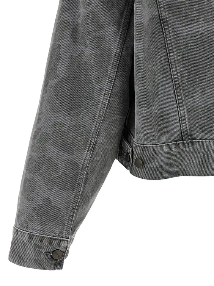 Carhartt Wip Gray Organic Cotton Denim Jacket