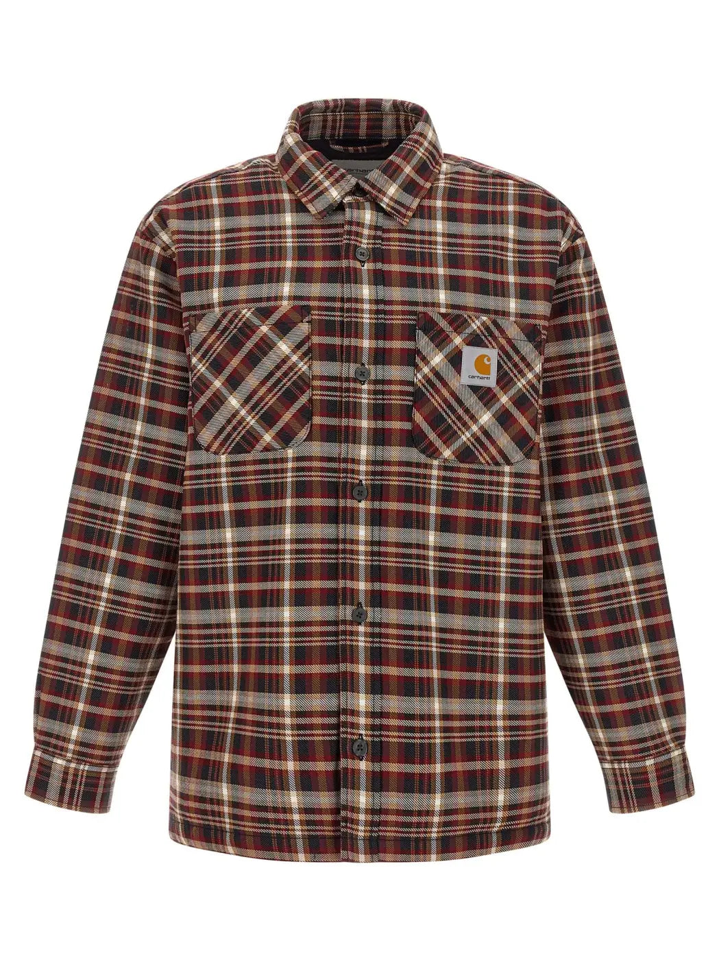 Carhartt Wip Red Cotton Pattern Shirt