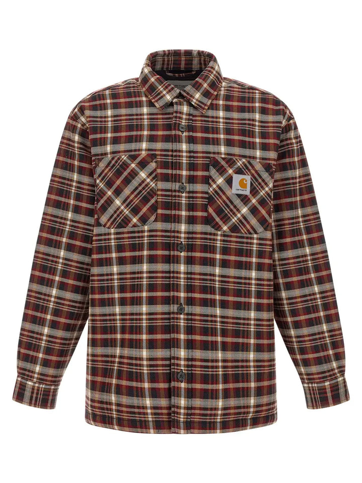 Carhartt Wip Red Cotton Pattern Shirt