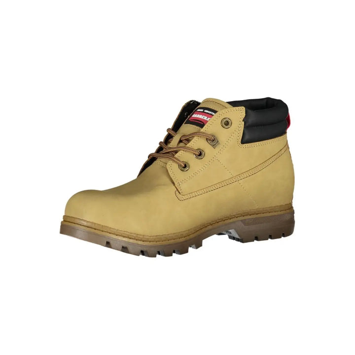 Carrera Beige Polyurethane Men Ankle Boot