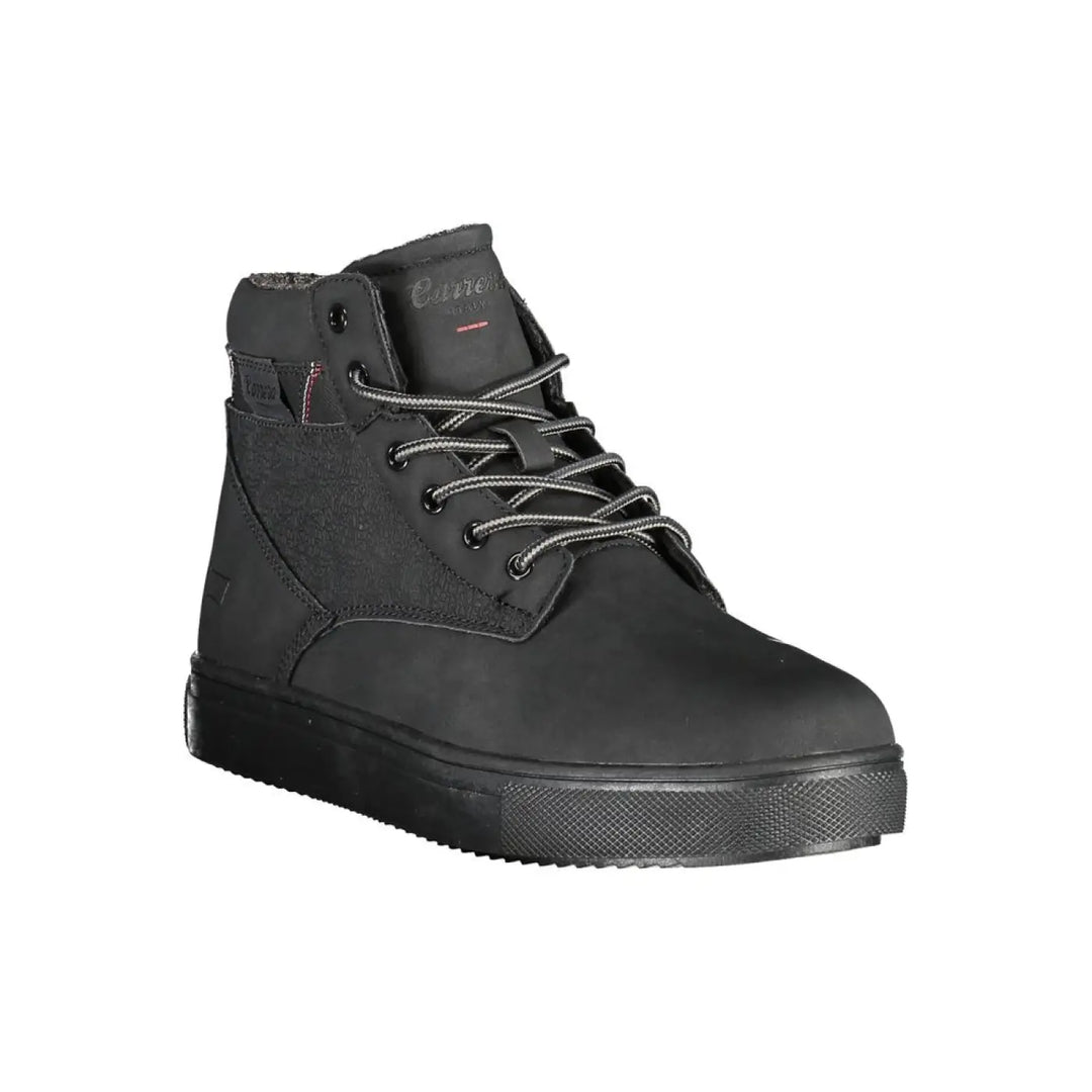 Carrera Black Polyurethane Men’s Ankle Boot