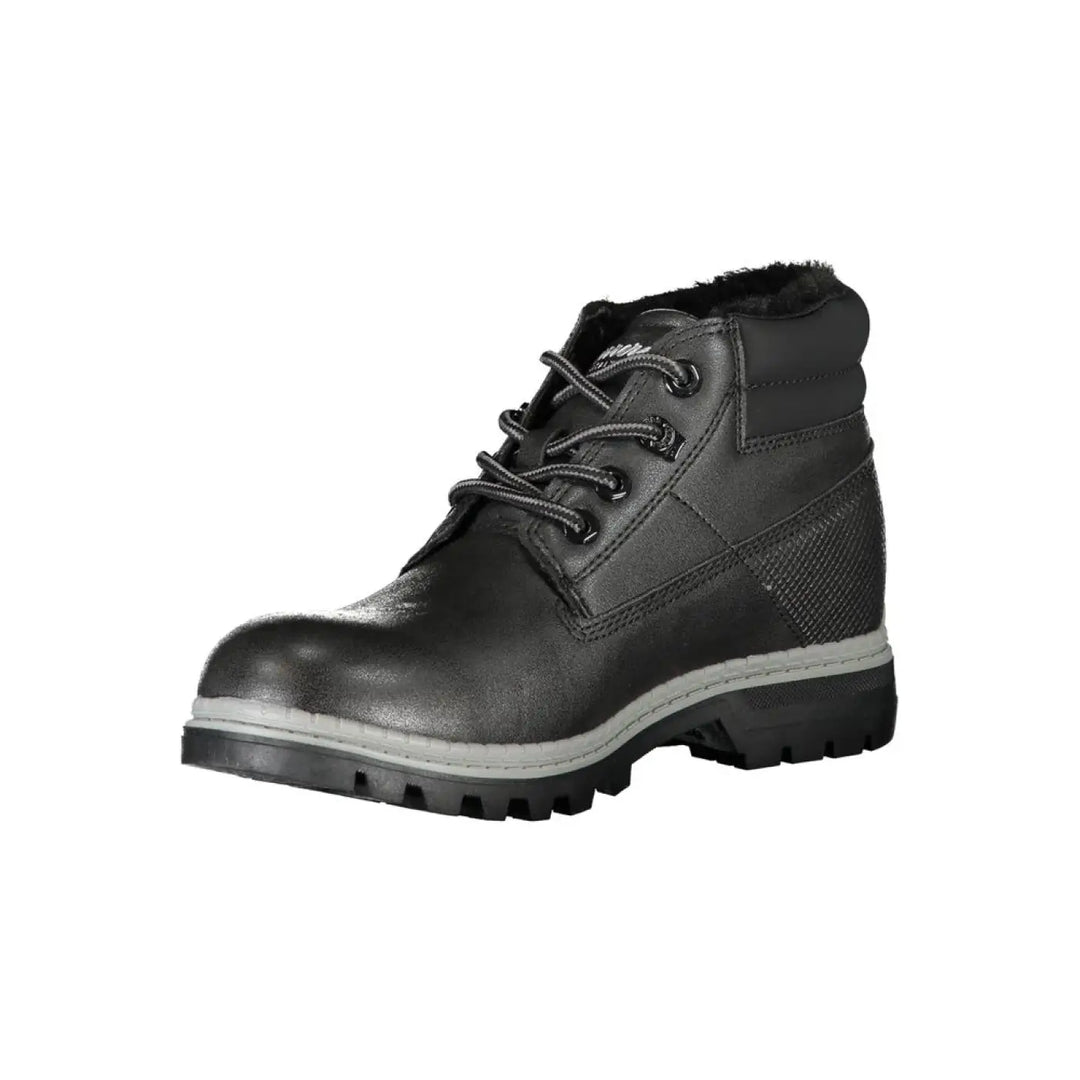 Carrera Black Polyurethane Women Ankle Boot