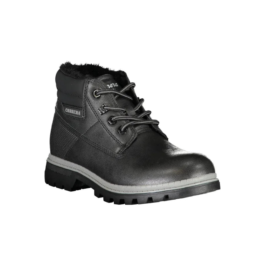 Carrera Black Polyurethane Women Ankle Boot