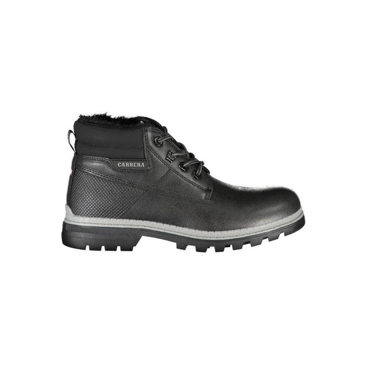 Carrera Black Polyurethane Women Ankle Boot