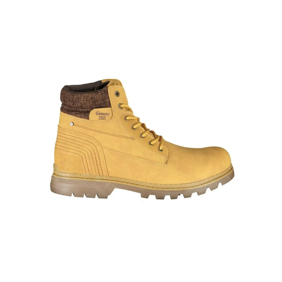 Carrera Giallo Poliestere Mens Stivaletto