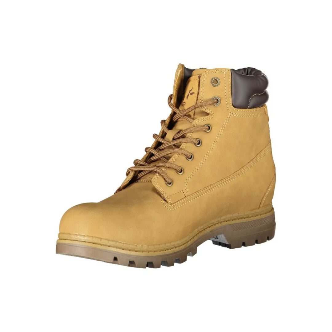 Carrera Giallo Polyurethane Men Ankle Boot