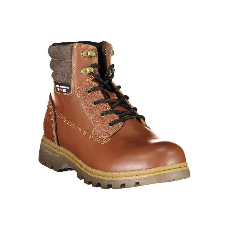 Carrera Marrone Poliuretano Men Stivaletto