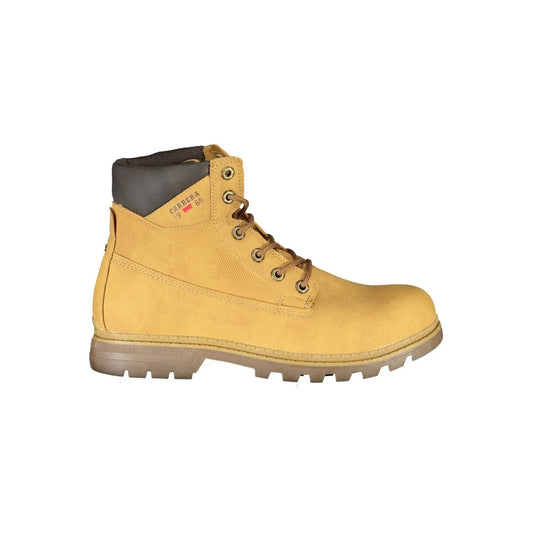 Carrera Yellow Polyester Ankle Boots