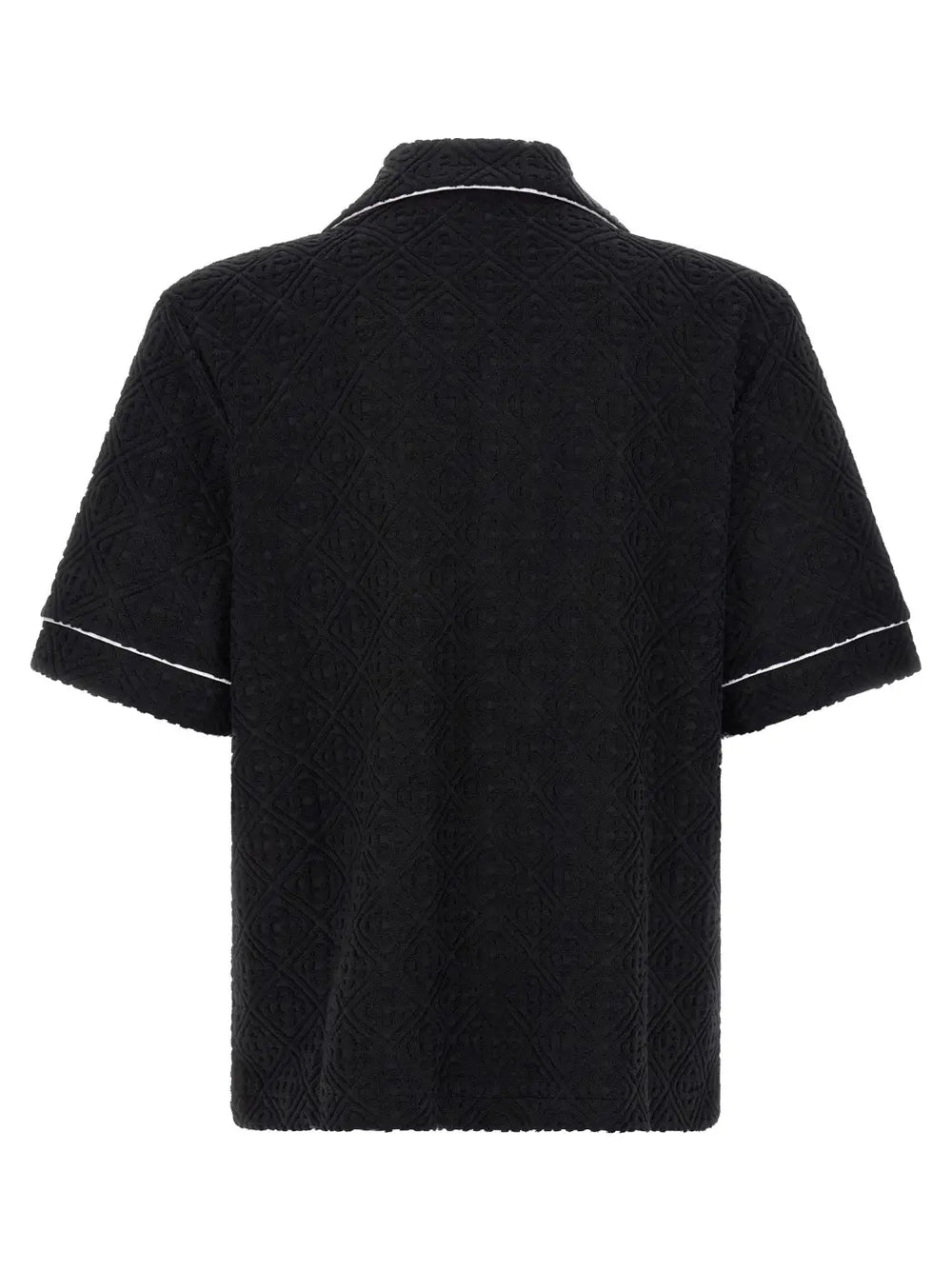 Casablanca Black Cotton Pattern Shirt