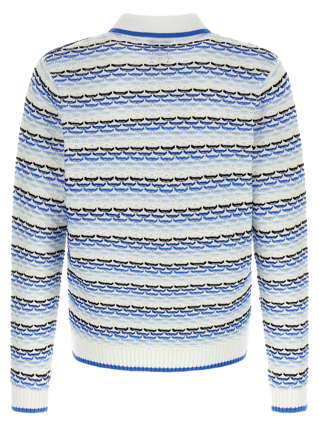 Casablanca Blue Cotton Polo Shirt