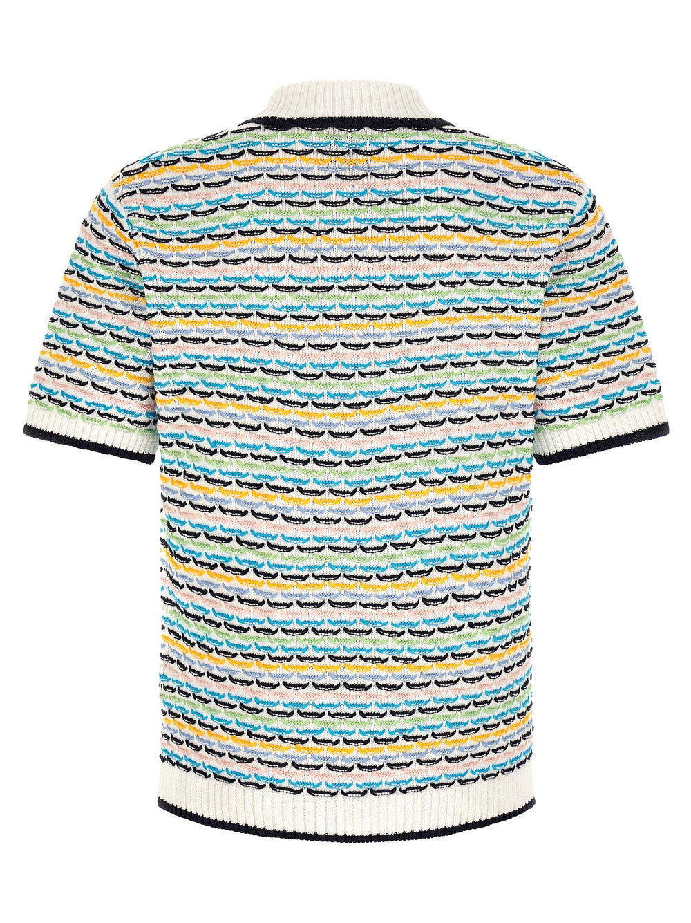 Casablanca Multicolor Cotton Polo Shirt