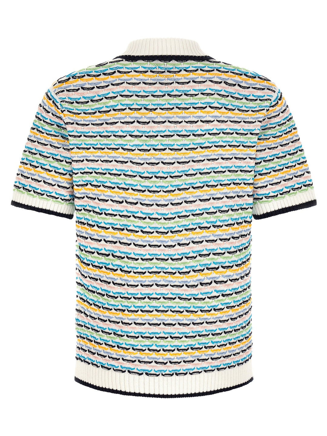 Casablanca Multicolor Cotton Polo Shirt