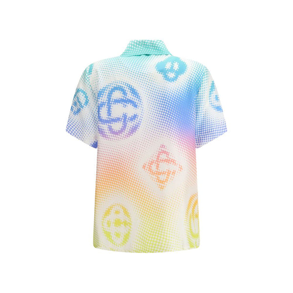 Casablanca Shirts - Multicolor Silk Shortsleeve Shirt