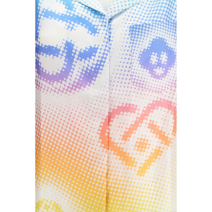 Casablanca Shirts - Multicolor Silk Shortsleeve Shirt