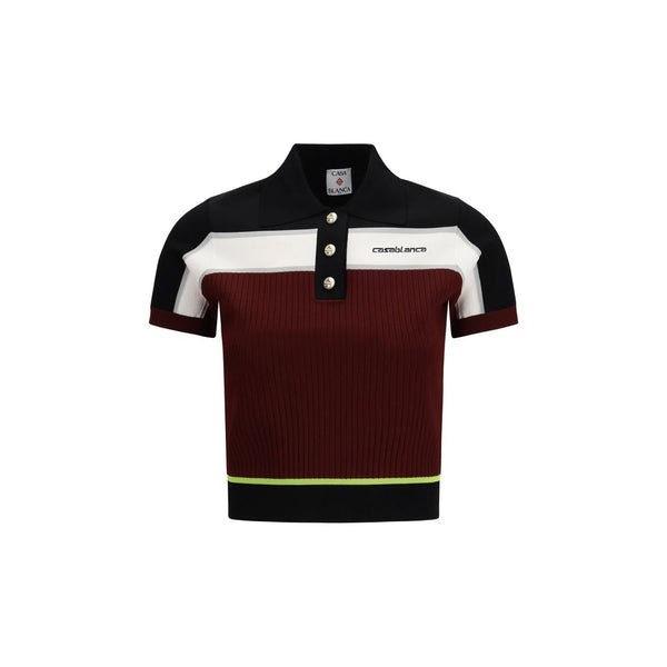 Casablanca - Multicolor Viscose Polo Shirt