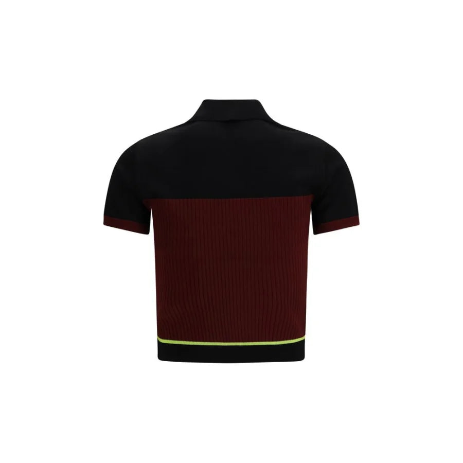Casablanca Multicolor Viscose Polo Shirt