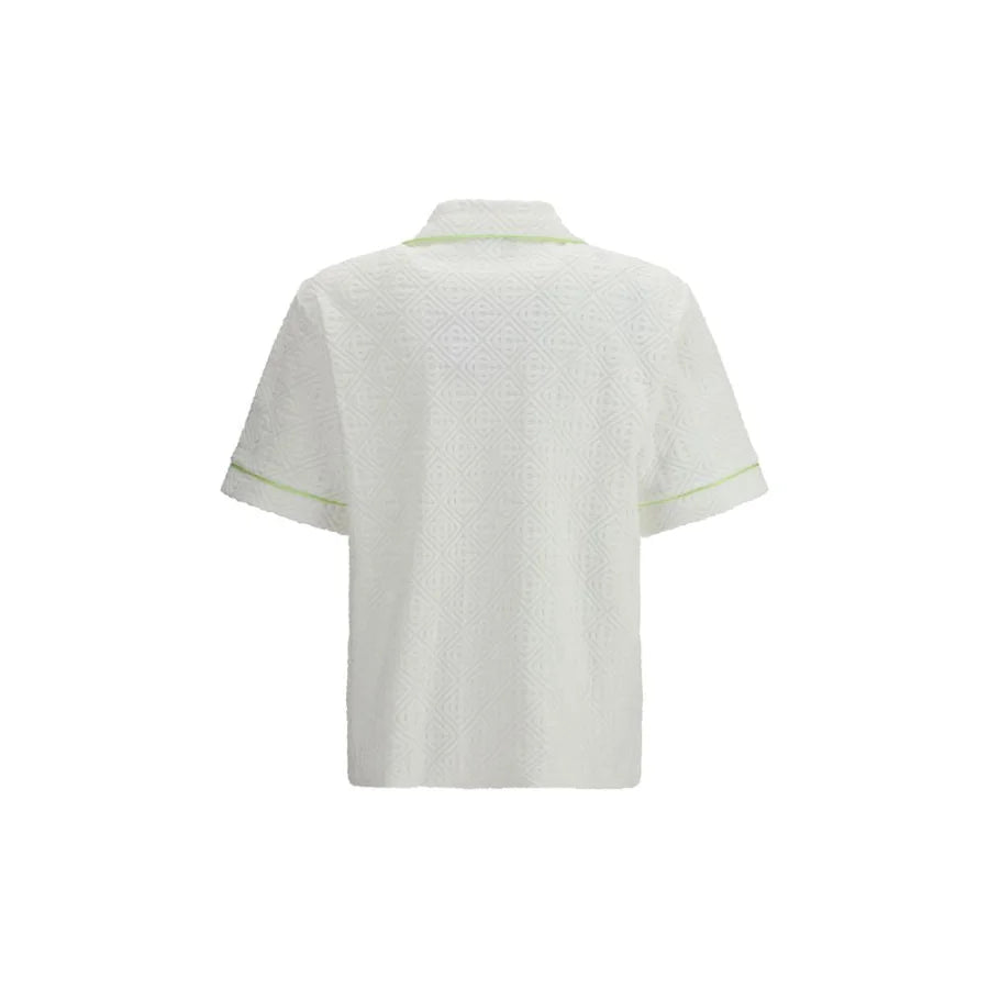 Casablanca White Cotton Shortsleeve Shirt