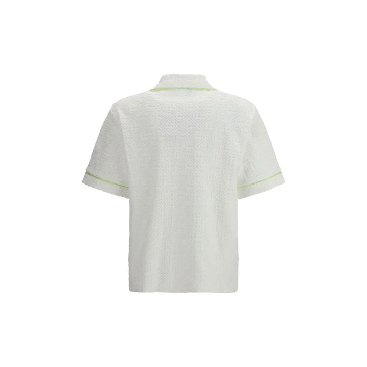 Casablanca White Cotton Shortsleeve Shirt