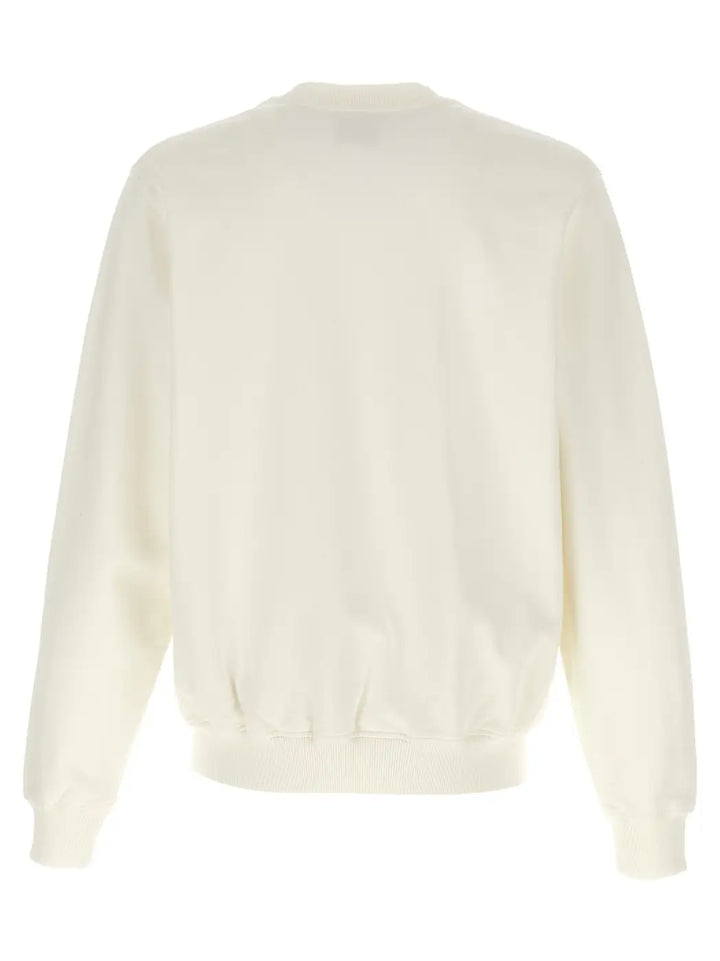 Casablanca White Cotton Sweatshirt