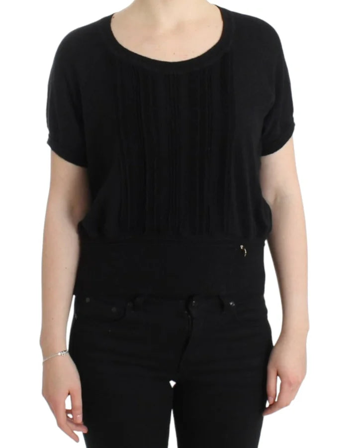 Cavalli Black short sleeved jumper