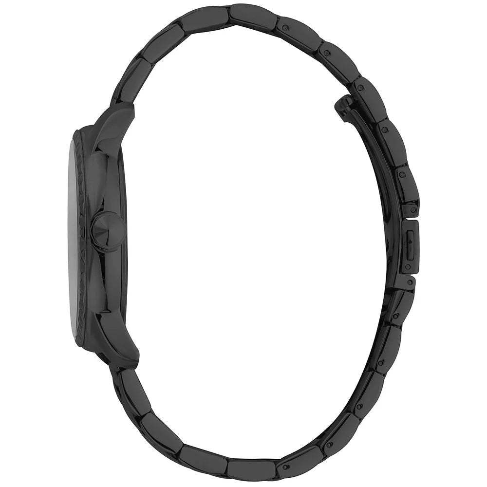 Cavalli Black Stainless Steel Quartz Watch 42MM Grey Dial