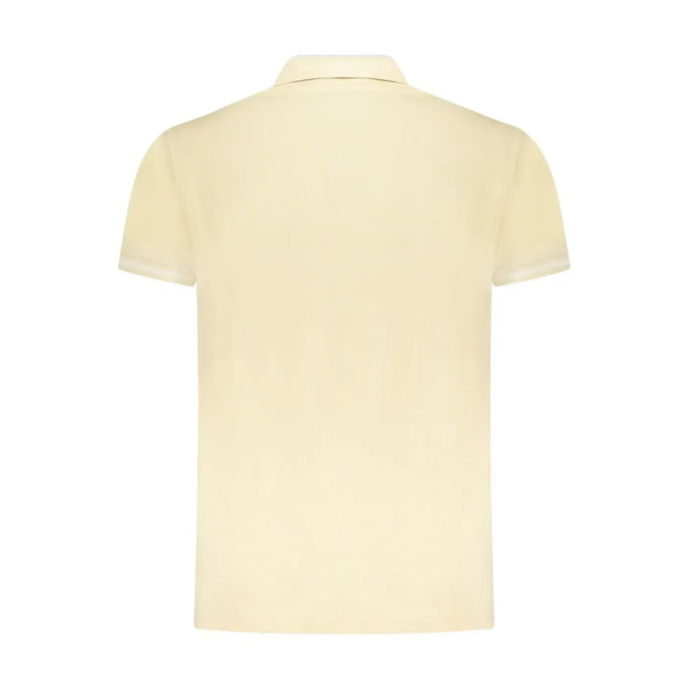 Cavalli Class Beige Cotton Men Polo Shirt