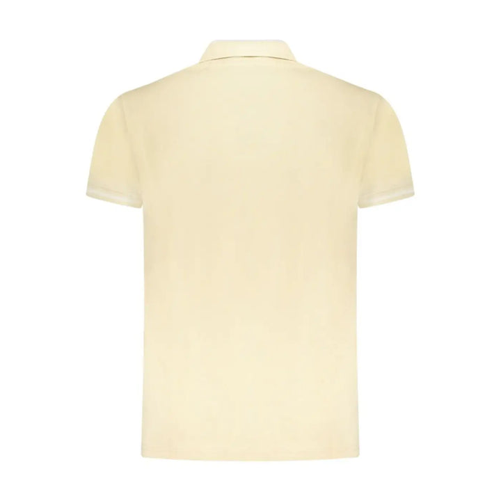 Cavalli Class Beige Cotton Men Polo Shirt