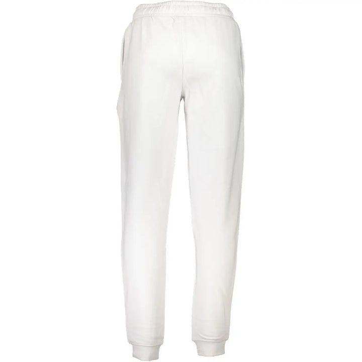 Cavalli Class Bianco Cotton Men Hoodie
