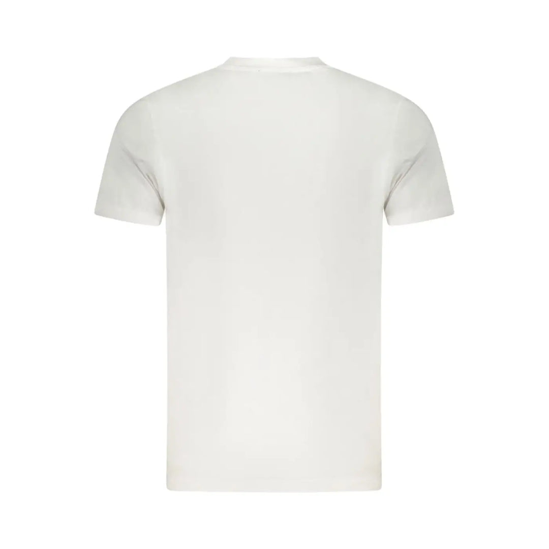 Cavalli Class Bianco Cotton Men T-Shirt