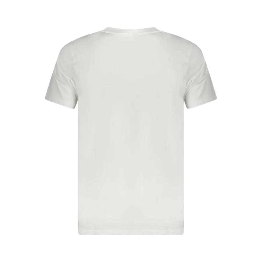 Cavalli Class Bianco Cotton Men T-Shirt