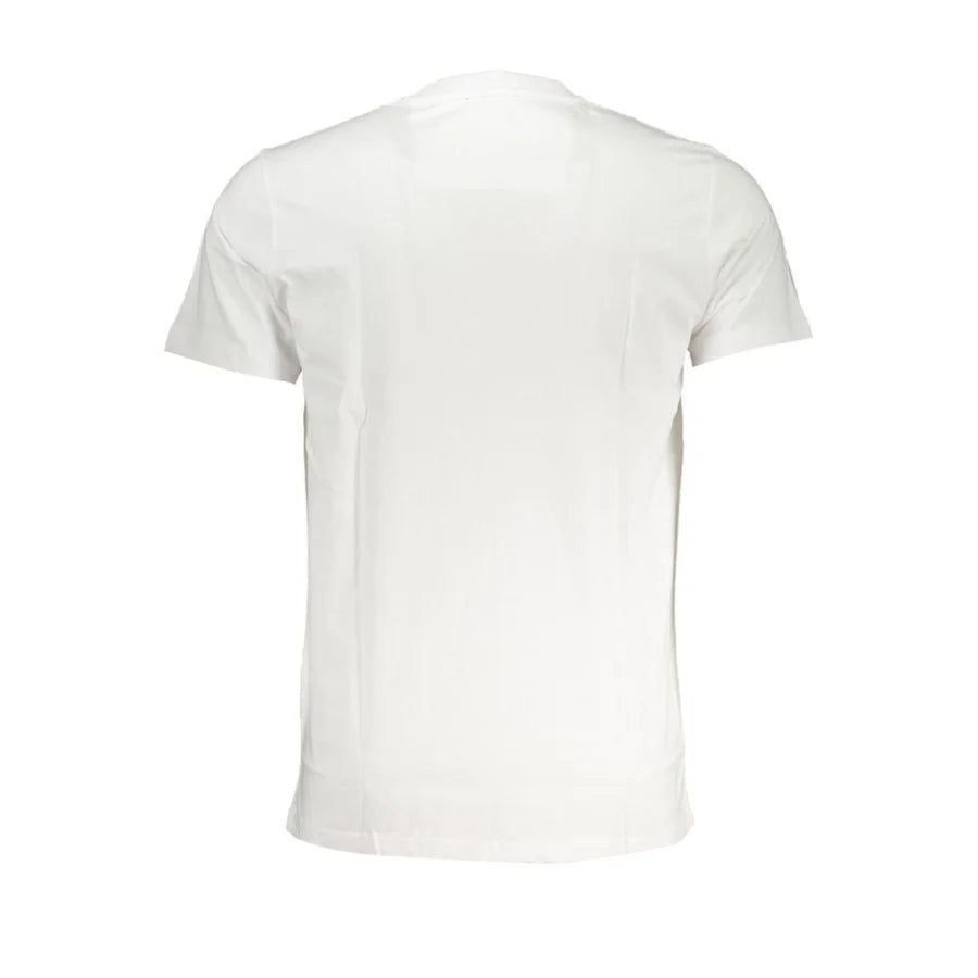 Cavalli Class Bianco Cotton Men T-Shirt